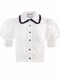 Alice Olivia Tamra Embroidered Blouse - at Farfetch