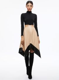 Alice Olivia Temika Cut Out Midi Dress at Alice + Olivia