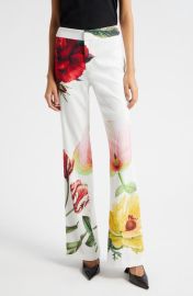 Alice Olivia Ultra Floral Flare Pants at Nordstrom