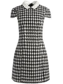 Alice Olivia Velia Embellished Tweed Minidress - at Farfetch