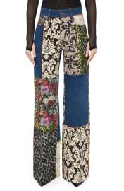 Alice Olivia Weezy Patchwork Jeans at Nordstrom Rack
