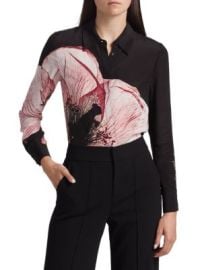 Alice Olivia Willa Shirt in Luna Floral at Saks Off 5th