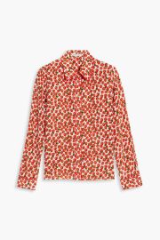 Alice Olivia Willa Strawberry Printed Button Front Shirt at The Outnet