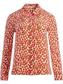 Alice Olivia Willa strawberry-print Silk Shirt - at Farfetch