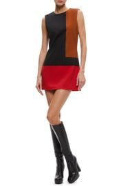 Alice Olivia Wynell Colorblock Sleeveless Minidress at Nordstrom