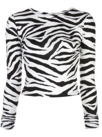 Alice Olivia Zebra Print Top - Farfetch at Farfetch