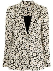 Alice Olivia floral-print single-breasted Blazer - Farfetch at Farfetch