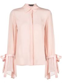 WornOnTV: Amanda’s pink tie cuff blouse and pants on The Talk | Amanda ...