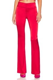 Alice OliviaOlivia Flared Satin Pants at Revolve