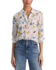 Alice and Oliva Willa Silk Shirt at Bloomingdales
