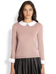 Alice and Olivia - Porla Convertible Stretch-Wool Sweater at Saks Fifth Avenue