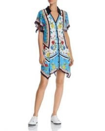 Alice and Olivia Alice   Olivia Conner Floral Scarf-Print Shirt Dress  Women - Bloomingdale s at Bloomingdales