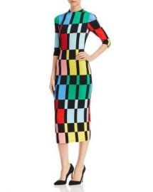 Alice and Olivia Alice   Olivia Delora Geometric Print Midi Dress  Women - Bloomingdale s at Bloomingdales