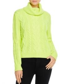 Alice and Olivia Alice   Olivia Mayme Cable-Knit Cowl-Neck Sweater  Women - Bloomingdale s at Bloomingdales