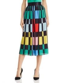 Alice and Olivia Alice   Olivia Melda Geometric Print Midi Skirt Women - Bloomingdale s at Bloomingdales