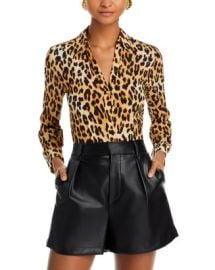 Alice and Olivia Alice Olivia Eloise Leopard Print Blouse Bloomingdales at Bloomingdales