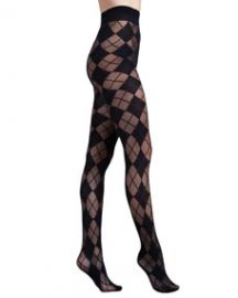 Alice and Olivia Argyle Semisheer Tights by Pretty Polly at Neiman Marcus