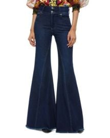 Alice and Olivia Beautiful High Rise Flare Jeans in Dream On Bloomingdales at Bloomingdales