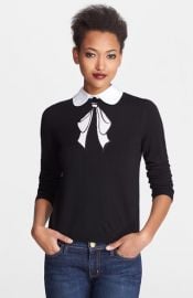 Alice and Olivia Bow Embroidered Sweater at Nordstrom