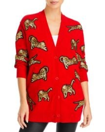 Alice and Olivia Bradford Embroidered Grandpa Cardigan Bloomingdales at Bloomingdales