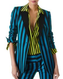 Alice and Olivia Breann Striped Blazer Bloomingdales at Bloomingdales