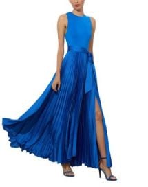 Alice and Olivia Chara Sleeveless Pleated Maxi Dress Bloomingdales at Bloomingdales