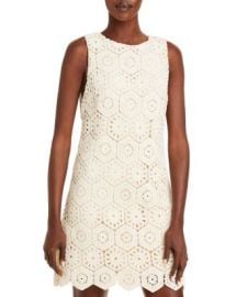 Alice and Olivia Clyde Crochet Shift Dress   Bloomingdales at Bloomingdales