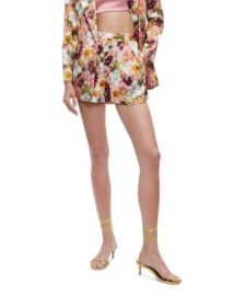 Alice and Olivia Conry High Waist Pleated Shorts Bloomingdales at Bloomingdales