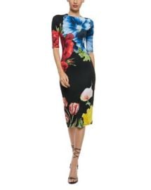 Alice and Olivia Delora Midi Dress Bloomingdales at Bloomingdales