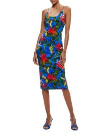 Alice and Olivia Delora Sleeveless Scoop Neck Dress Bloomingdales at Bloomingdales