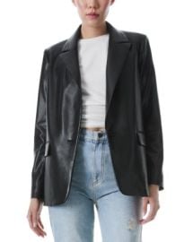 Alice and Olivia Denny Faux Leather Jacket Bloomingdales at Bloomingdales