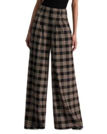Alice and Olivia Eloise Plaid Wide Leg Pants Bloomingdale39s at Bloomingdales