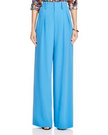 Alice and Olivia Eloise Wide Leg Pleated Trousers at Bloomingdales