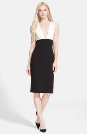 Alice and Olivia Esmira V-Neck Dress at Nordstrom