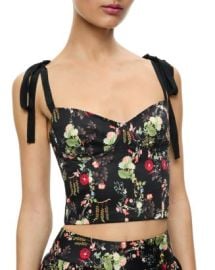 Alice and Olivia Helene Bustier Top Bloomingdales at Bloomingdales