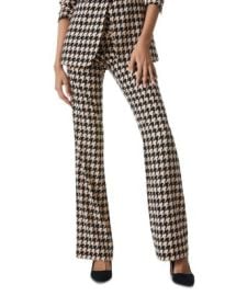 Alice and Olivia Houndstooth Print Slim Fit Pants   Bloomingdales at Bloomingdales