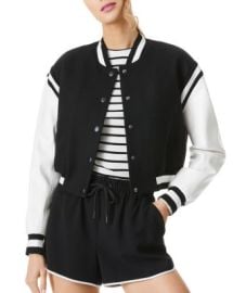 Alice and Olivia Keri Varsity Jacket   Bloomingdales at Bloomingdales