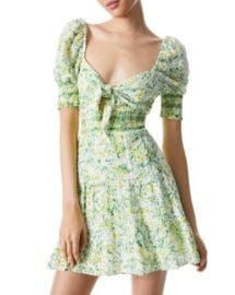 Alice and Olivia Kristie Puff Sleeve Dress   Bloomingdales at Bloomingdales