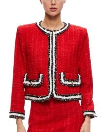 Alice and Olivia Landon Cropped Box Jacket Bloomingdales at Bloomingdales