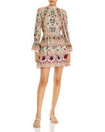 Alice and Olivia Lawson Tiered Mini Dress Women - Bloomingdale s at Bloomingdales