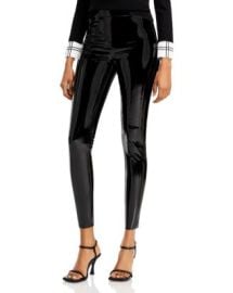 Alice and Olivia Maddox Faux Patent Zip Leggings Bloomingdales at Bloomingdales