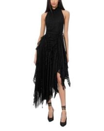 Alice and Olivia Marzita Lace Asymmetrical Hem Dress Bloomingdales at Bloomingdales