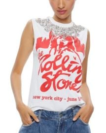 Alice and Olivia Micah Embellished Muscle Tee Bloomingdalex27s Women at Bloomingdales