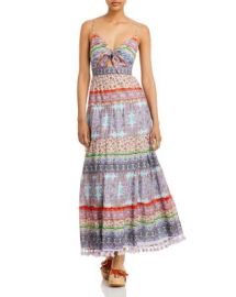 Alice and Olivia Minka Tie Front Maxi Dress   Bloomingdales at Bloomingdales