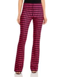 Alice and Olivia Olivia Houndstooth Bootcut Pants - 150th Anniversary Exclusive nbsp Bloomingdales at Bloomingdales