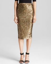 Alice and Olivia Pencil Skirt - Bryce Sequin at Bloomingdales