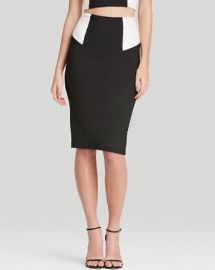 Alice and Olivia Pencil Skirt - High Waist Color Block at Bloomingdales