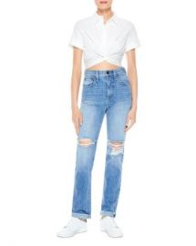 Alice and Olivia Phebe Twist Front Cropped Blouse  64  off  Comparable value  195 The Outlet Store - Bloomingdale s at Bloomingdales