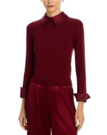 Alice and Olivia Porla Collared Sweater Bloomingdale39s at Bloomingdales
