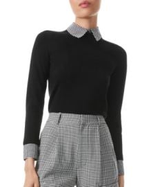 Alice and Olivia Porla Layered Look Sweater at Bloomingdales